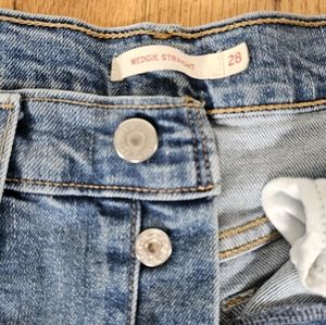 Levi's wedge highrise